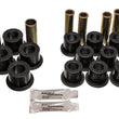 Load image into Gallery viewer, Energy Suspension 06/86-97 Nissan 720/Hardbody P/U 4WD Black Front Leaf Spring Bushing Set - Main Product View