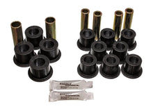 Load image into Gallery viewer, Energy Suspension 06/86-97 Nissan 720/Hardbody P/U 4WD Black Front Leaf Spring Bushing Set - Main Product View