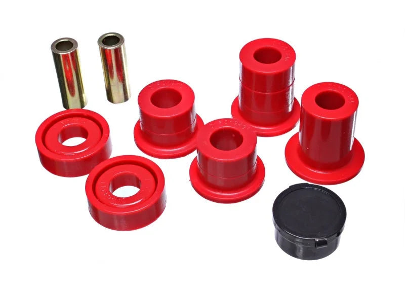 Energy Suspension 07-10 Chevy K2500/3500HD Front Diff Mount - Red - Main Product View