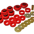 Load image into Gallery viewer, Energy Suspension 07-13 Chevrolet Silverado 1500/GMC Sierra 1500 4WD Body Mount Bushing Set - Red - Main Product View