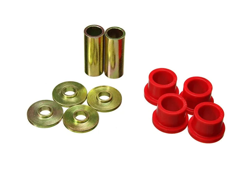 Energy Suspension 07-14 Toyota Tundra Red Rack & Pinion Bushing Set - Side View
