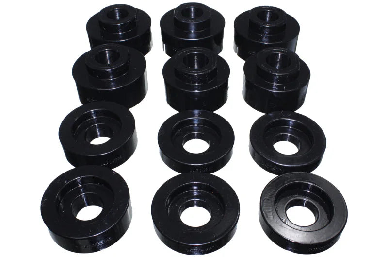 Energy Suspension 08-16 Ford F-250/F-350/F-450/F-550 Super Duty STD/Super Cab Black Body Mount Set - Main Product View