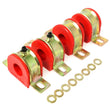Load image into Gallery viewer, Energy Suspension 1-1/16in Gm Greaseable S/B Set - Red - Main Product View