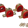 Load image into Gallery viewer, Energy Suspension 1-1/4in Gm Greaseable S/B Set - Red - Main Product View
