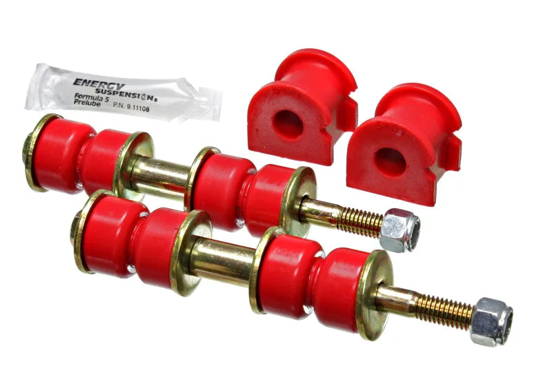 Energy Suspension 13Mm Rear Swaybar Bushing Set - Black - Side View