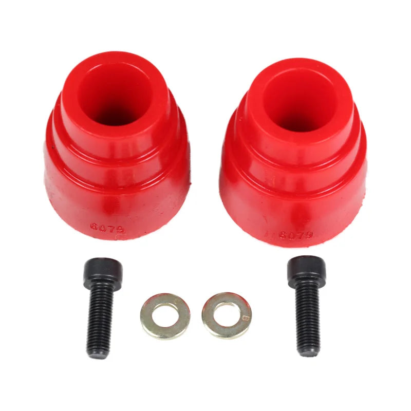 Energy Suspension 1996-2009 Toyota 4Runner Rear Bump Stops (Red) - Side View