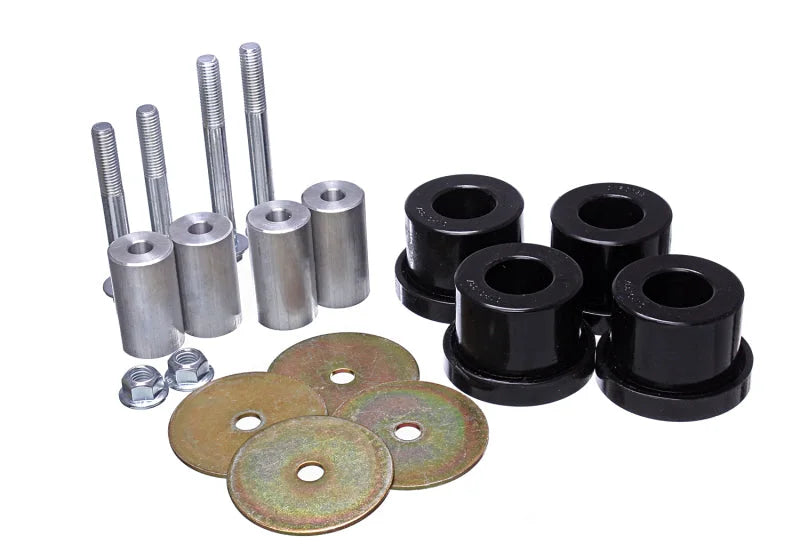 Energy Suspension 2015 Ford Mustang (Exc Cobra) Black Differential Mount Bushing Set - Main Product View