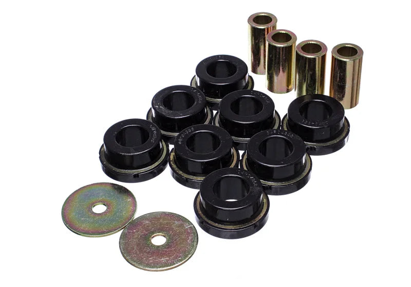 Energy Suspension 2015 Ford Mustang (Exc Cobra) Black Subframe Bushing Set - Main Product View