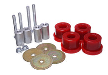 Load image into Gallery viewer, Energy Suspension 2015 Ford Mustang (Exc Cobra) Red Differential Mount Bushing Set - Side View