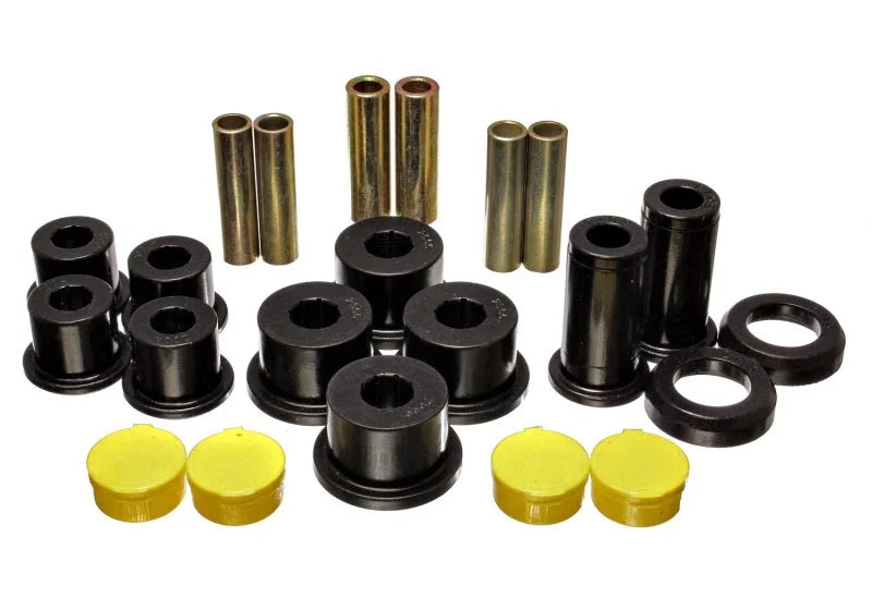 Energy Suspension 2/4 Wd Rear Leaf Spring Bshg - Black - Side View