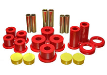 Load image into Gallery viewer, Energy Suspension 2/4 Wd Rear Leaf Spring Bshg - Red - Side View