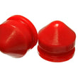 Load image into Gallery viewer, Energy Suspension 02-05 Dodge Ram 1500 2WD Red Front Bumper Stop Set - Main Product View
