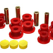 Load image into Gallery viewer, Energy Suspension 02-05 Dodge Ram 1500 2WD Red Rear Leaf Spring Bushing Set - Main Product View