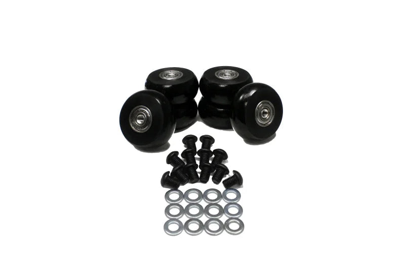 Energy Suspension 2in /50 Mm Wheel (6 Ea) - Black - Side View