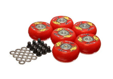 Load image into Gallery viewer, Energy Suspension 2in /50 Mm Wheel (6 Ea) - Red - Side View