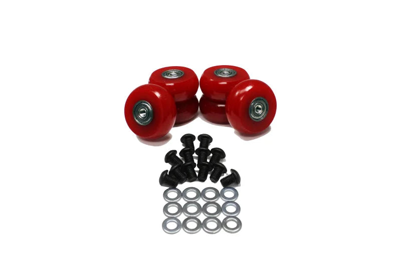 Energy Suspension 2in /50 Mm Wheel (6 Ea) - Red - Back View