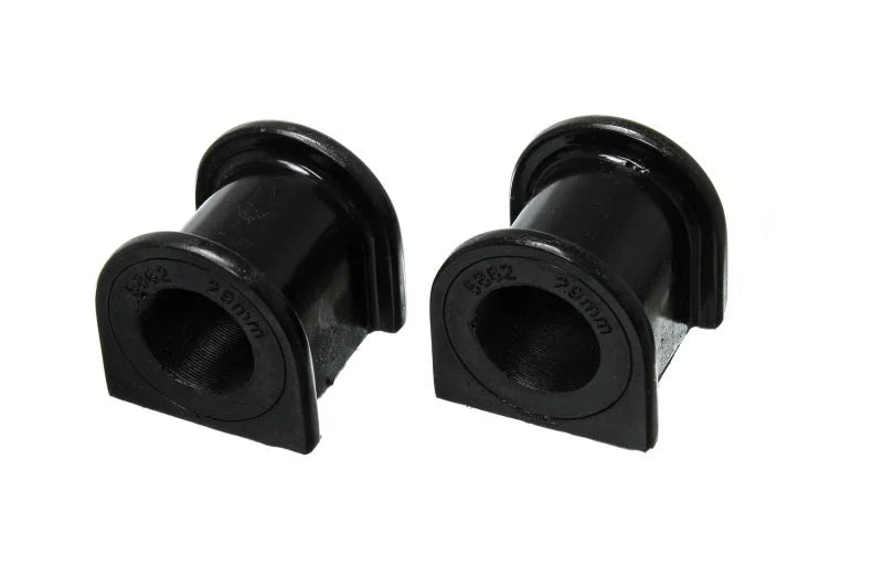 Energy Suspension 30mm Front Stabilizer Bushing - Black - Side View