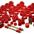 Load image into Gallery viewer, Energy Suspension 92-97 Chevy Suburban 4WD Red Hyper-flex Master Bushing Set - Main Product View