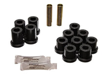 Load image into Gallery viewer, Energy Suspension 55-57 Chevy Bel Air Black Rear Leaf Spring Bushing Set - Main Product View