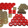 Load image into Gallery viewer, Energy Suspension 55-57 Chevy Full Size (Belair/Caprice/Impala) Red Body Mount Set - Main Product View