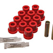 Load image into Gallery viewer, Energy Suspension 55 Chevy Bel Air Red Rear Leaf Spring Bushing Set - Main Product View