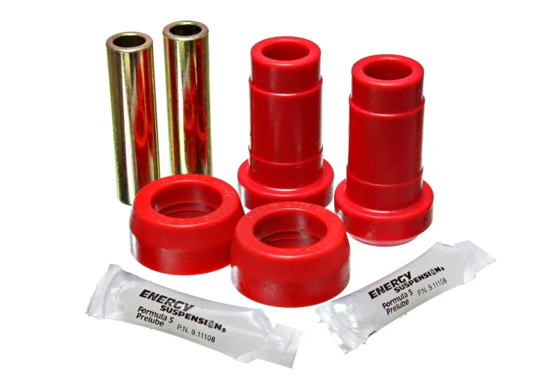 Energy Suspension 62-65 Ford Fairlane Red Front End Control Arm Bushings - Main Product View