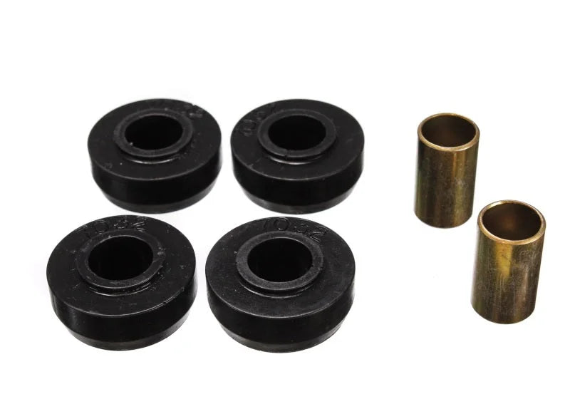 Energy Suspension 62-67 Chevy Nova Black Front Strut Rod Bushing Set - Side View