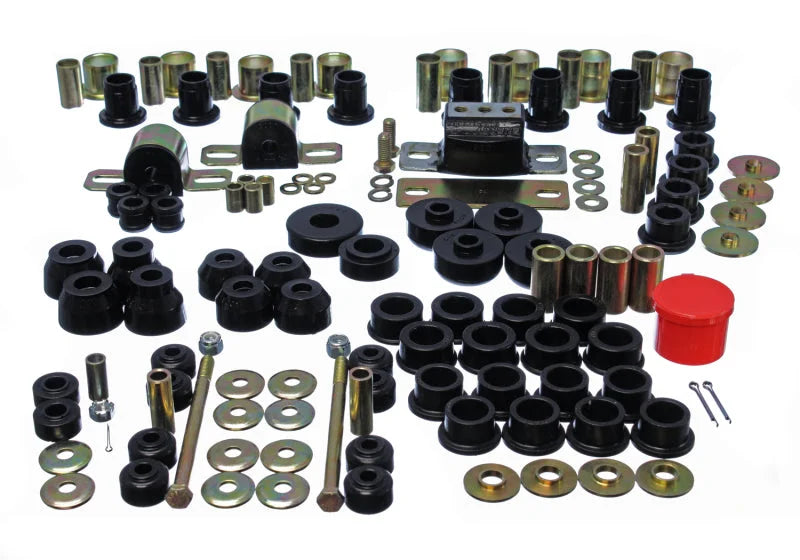 Energy Suspension 63-82 Chevrolet Corvette Black Hyper-flex Master Bushing Set - Main Product View