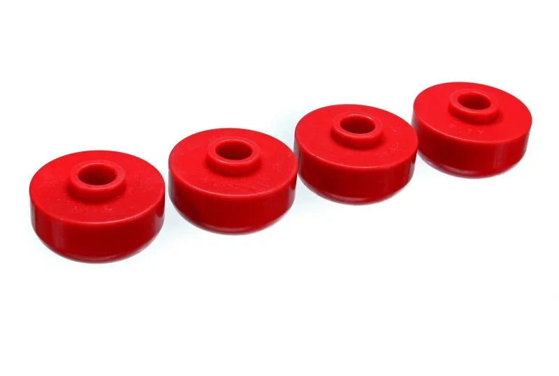 Energy Suspension 63-82 Chevrolet Corvette Red Rear Leaf Spring Bushing Set - Side View