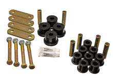 Load image into Gallery viewer, Energy Suspension 64-73 Ford Mustang Black Heavy Duty Shackle Set - Main Product View