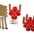 Load image into Gallery viewer, Energy Suspension 64-73 Ford Mustang Red Heavy Duty Shackle Set - Side View