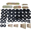 Load image into Gallery viewer, Energy Suspension 65-67 Chevrolet Biscayne/Bel Air/Caprice/Impala Body Mount Set w/ Hardware - Black - Side View