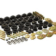 Load image into Gallery viewer, Energy Suspension 65-67 Chevrolet Biscayne/Bel Air/Caprice/Impala Body Mount Set w/ Hardware - Black - Back View
