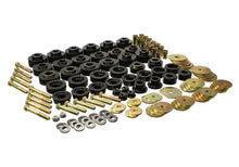 Load image into Gallery viewer, Energy Suspension 65-67 Chevrolet Biscayne/Bel Air/Caprice/Impala Body Mount Set w/ Hardware - Black - Back View