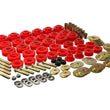 Load image into Gallery viewer, Energy Suspension 65-67 Chevrolet Biscayne/Bel Air/Caprice/Impala Body Mount Set w/ Hardware - Red - Side View