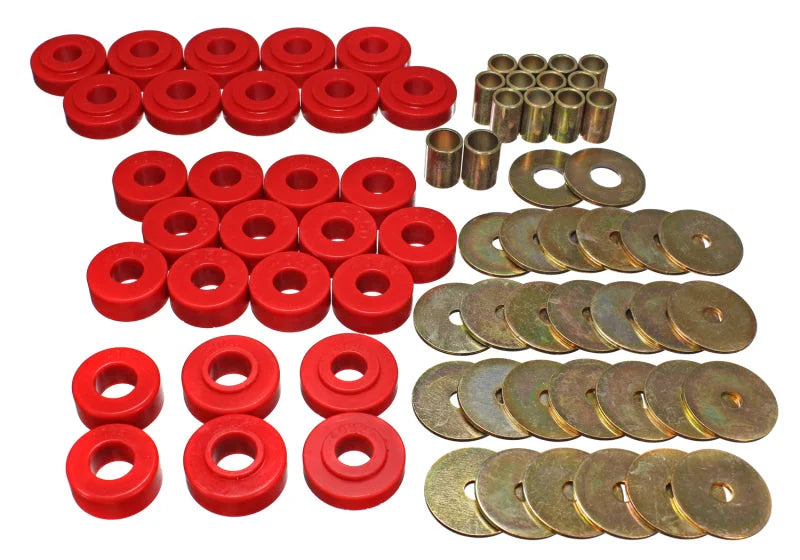 Energy Suspension 65-67 Chevy Malibu/Chevelle/El Camino/Monte Carlo Body Mount Set - Main Product View