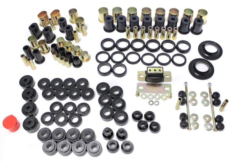 Energy Suspension 66-72 Chevelle Black Hyper-flex Master Bushing Set - Main Product View