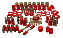 Load image into Gallery viewer, Energy Suspension 66-72 Oldsmobile Cutlass/442/F-85/Europa Red Hyper-flex Master Bushing Set - Main Product View