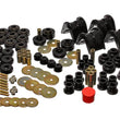 Load image into Gallery viewer, Energy Suspension 66-77 Ford Bronco 4WD (w/ 2 Deg C-Bushings) Black Hyper-Flex Master Bushing Set - Main Product View