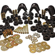 Load image into Gallery viewer, Energy Suspension 66-77 Ford Bronco 4WD (w/ 4 Deg C-Bushings) Black Hyper-Flex Master Bushing Set - Main Product View
