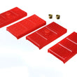 Load image into Gallery viewer, Energy Suspension 67-69 Camaro / 62-74 Nova/Chevy II / 67-69 Firebird Red Mono-Leaf Spring Isolators - Main Product View
