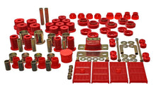 Load image into Gallery viewer, Energy Suspension 67-69 Chevrolet Camaro (w/mono leaf springs) Red Hyper-flex Master Bushing Set - Main Product View
