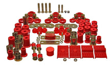 Load image into Gallery viewer, Energy Suspension 67-69 Chevrolet Camaro (w/multi leaf springs) Red Hyper-flex Master Bushing Set - Side View