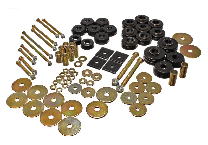 Energy Suspension 67-72 Denali XL/Suburban/Yukon XL 2WD/4WD/67-95 K-5 Blaze Blk Body(cab) Mount Set - Main Product View