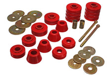 Load image into Gallery viewer, Energy Suspension 67-72 GM 3/4 Ton C-20/C2500 / 1 Ton C-30/C3500 2WD Red Body(cab) Mount Set - Main Product View