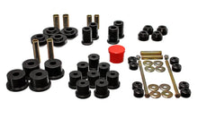 Load image into Gallery viewer, Energy Suspension 67-73 Ford Mustang Black Hyper-flex Master Bushing Set - Main Product View