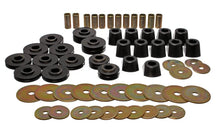 Load image into Gallery viewer, Energy Suspension 67-95 K5 Blazer/67-70 Denali XL/Suburban/Yukon XL 4WD Black Body (Cab) Mount Set - Main Product View