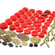 Load image into Gallery viewer, Energy Suspension 68-70 Chevrolet Biscayne/Bel Air/Caprice/Impala Body Mount Set w/ Hardware - Red - Main Product View