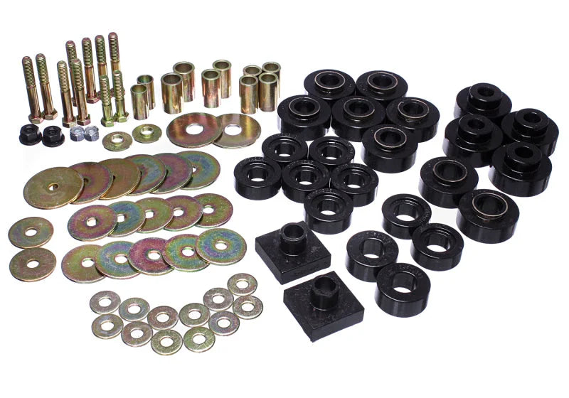 Energy Suspension 68-72 Oldsmobile Cutlass Black Body Mount Set - Main Product View