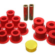 Load image into Gallery viewer, Energy Suspension 6/86-97 Nissan 720 &amp; Hardbody Pickup 2WD Red Rear Leaf Spring Bushing Set - Main Product View